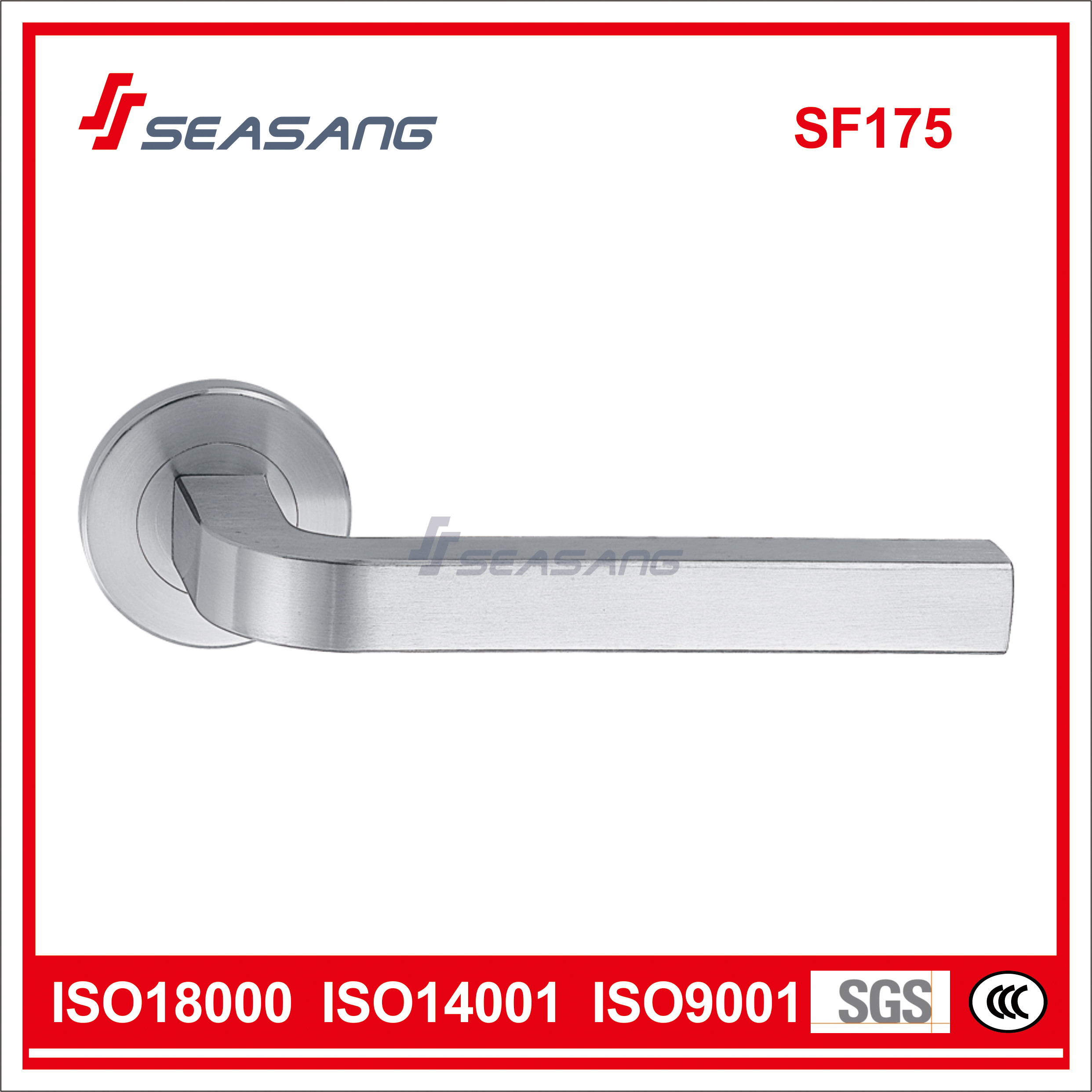 Cerradura de manija de palanca de puerta de fundición de acero inoxidable 304 de alta calidad de fabricante chino