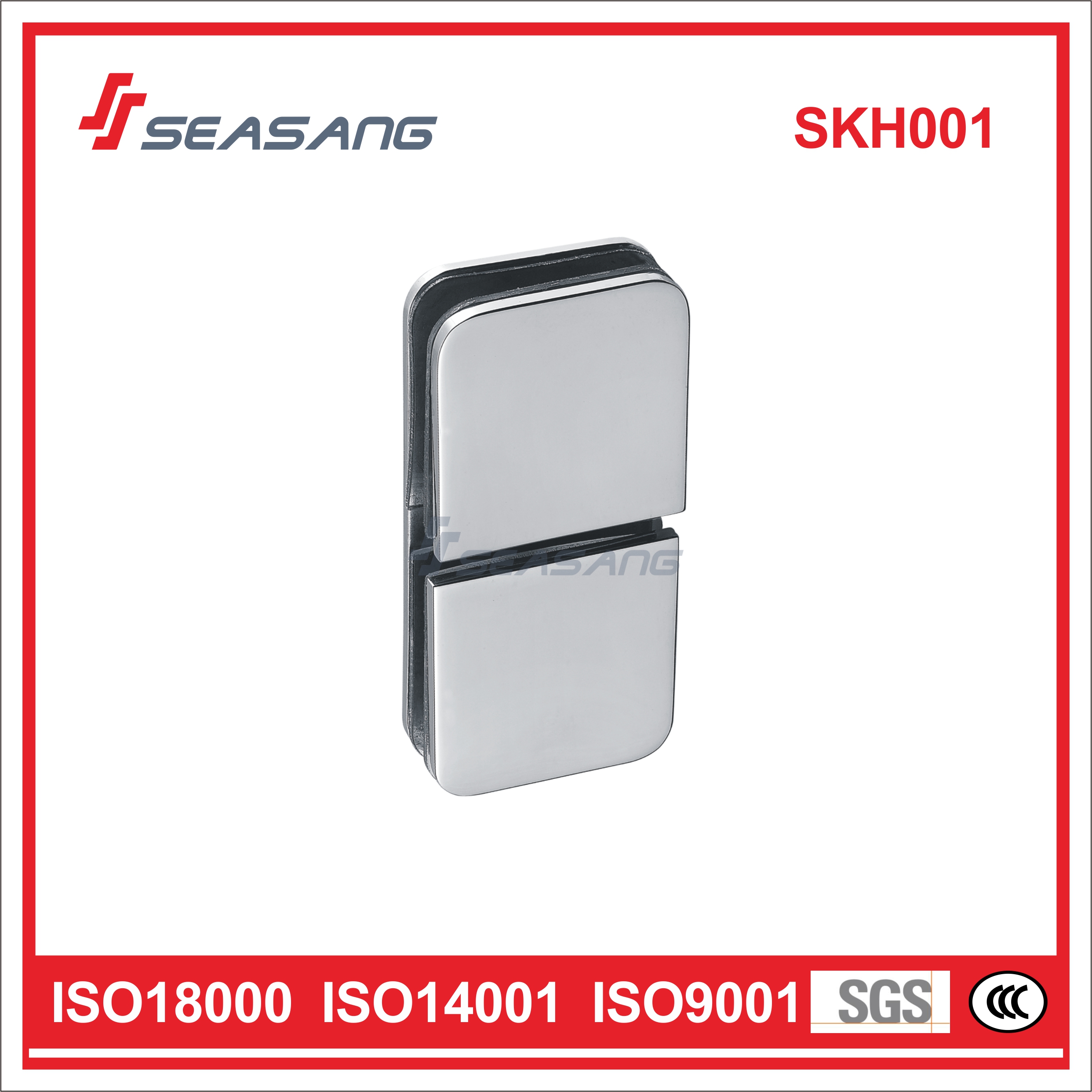 Conector de la puerta de la ducha del baño del baño del acero inoxidable SKH001