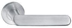 Manija de palanca de puerta de fundición sólida de acero inoxidable chino Sf006